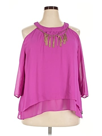 Thalia Sodi 3/4 Sleeve Blouse (view 1)