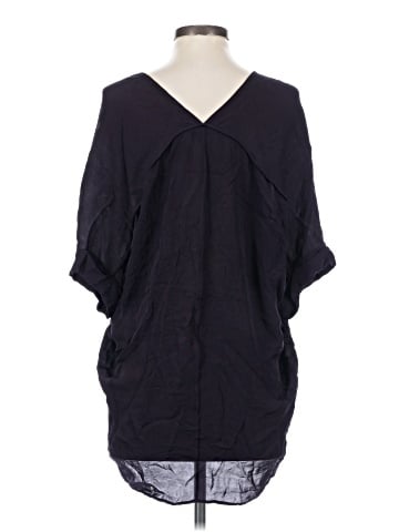 Vince. 3/4 Sleeve Silk Top (view 2)