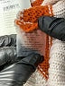 Kinross Stripes Orange Wool Pullover Sweater Size XS - photo 8