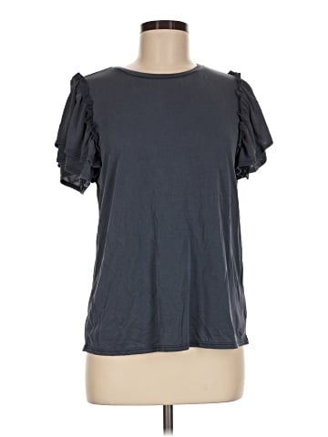 Green Envelope Short Sleeve Top (view 1)