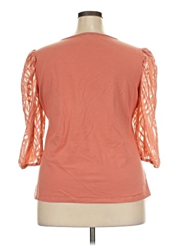 By Design 3/4 Sleeve Top (view 2)