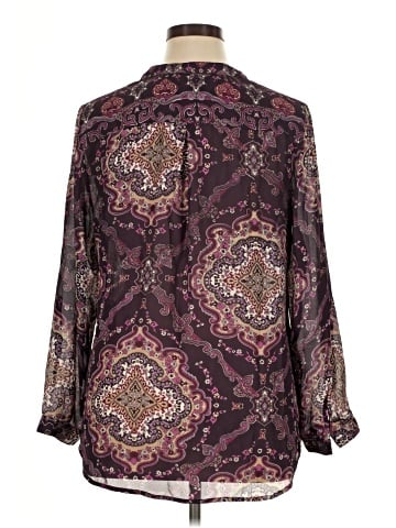 DressBarn Long Sleeve Blouse (view 2)