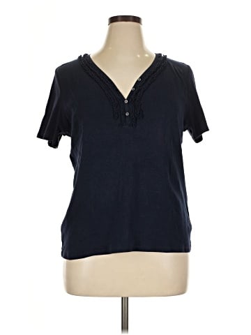 Lauren by Ralph Lauren Short Sleeve Henley (view 1)