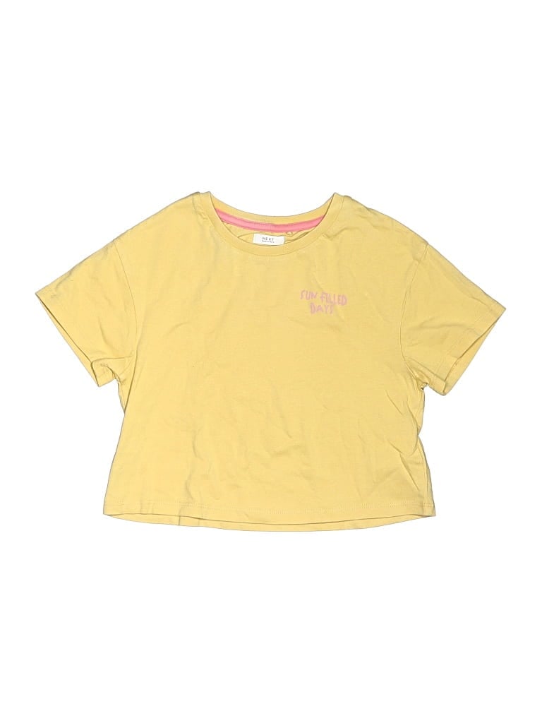 Pre-owned Next Kids' Short Sleeve T-shirt In Yellow