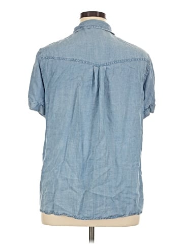 Jane and Delancey Short Sleeve Button-Down Shirt (view 2)