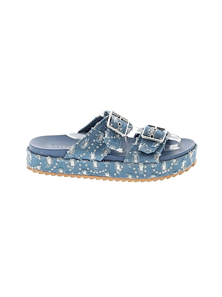 Pre-owned Rouge Sandals In Blue