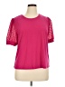 CeCe Pink Short Sleeve Top Size XL - photo 1
