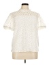 CeCe Ivory Short Sleeve Blouse Size XL - photo 1