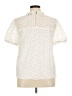 CeCe Ivory Short Sleeve Blouse Size XL - photo 2