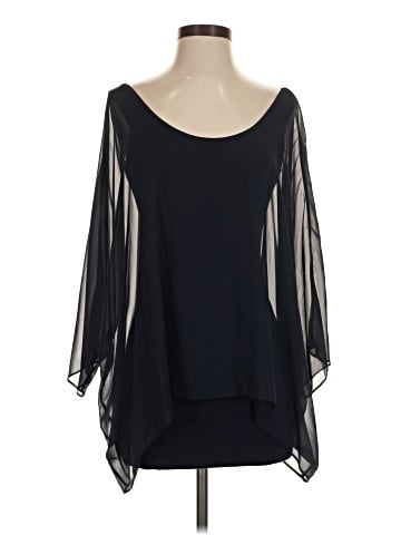 White House Black Market 3/4 Sleeve Blouse (view 1)