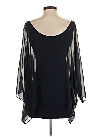 White House Black Market 3/4 Sleeve Blouse (view 2)