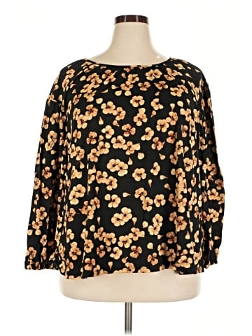 Ava & Viv 3/4 Sleeve T-Shirt (view 1)