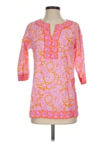 Gretchen Scott Designs 3/4 Sleeve Blouse (view 1)