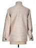 One/Third 100% Polyester Ivory Coat Size S - photo 2