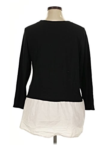 Bobeau 3/4 Sleeve Top (view 2)