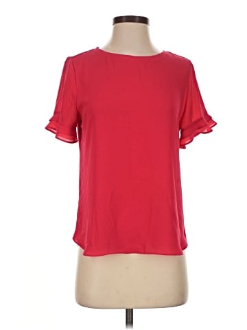 Ann Taylor Factory Short Sleeve Blouse (view 1)
