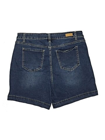 Bleu Denim Shorts (view 2)