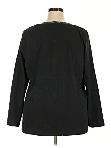 Ulla Popken Long Sleeve Henley (view 2)