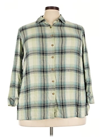 J.Jill 3/4 Sleeve Button-Down Shirt (view 1)