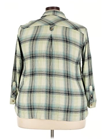 J.Jill 3/4 Sleeve Button-Down Shirt (view 2)
