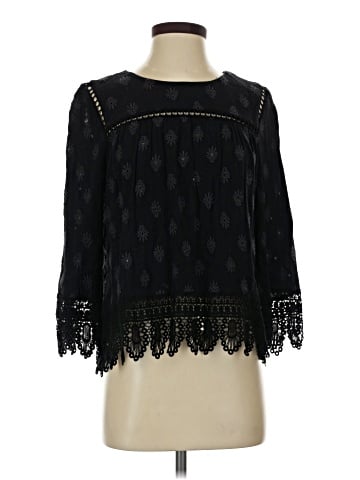 Pale Sky 3/4 Sleeve Blouse (view 1)