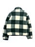 J.Crew 100% Polyester Plaid Green Jacket Size 10 - 11 - photo 2