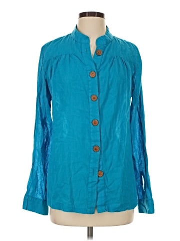 The J. Peterman Co. Long Sleeve Blouse (view 1)