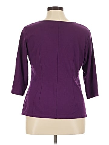 ELOQUII 3/4 Sleeve T-Shirt (view 2)