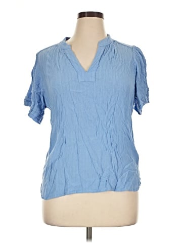 Well Worn Short Sleeve Blouse (view 1)