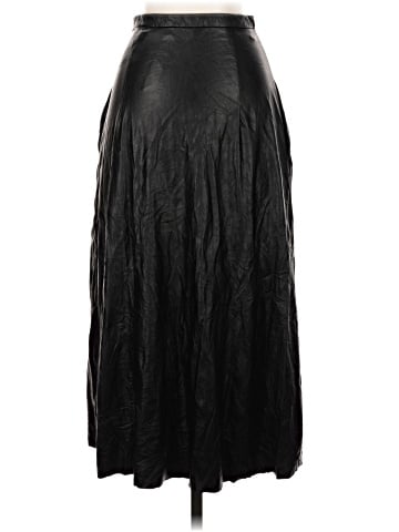 No. 21 Faux Leather Skirt (view 2)