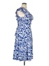 Perceptions Blue Casual Dress Size XL - photo 4