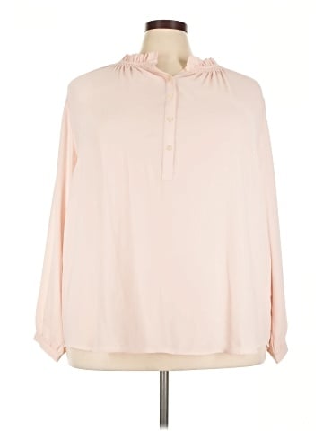 Ann Taylor LOFT Long Sleeve Blouse (view 1)