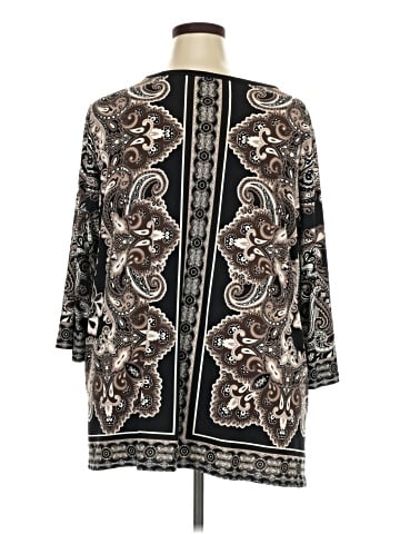 Susan Graver 3/4 Sleeve Blouse (view 2)