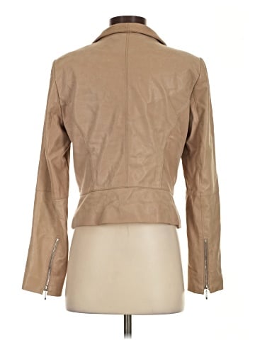 White House Black Market Leather Jacket (view 2)