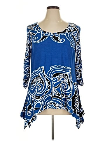 Premise Studio 3/4 Sleeve Blouse (view 1)