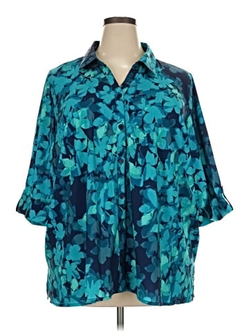 Catherines 3/4 Sleeve Blouse (view 1)