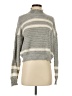 Miss Selfridge 100% Acrylic Stripes Gray Pullover Sweater Size 4 - photo 1