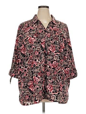 Catherines 3/4 Sleeve Blouse (view 1)