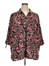 Catherines Paisley Pink 3/4 Sleeve Blouse Size 2X Petite - photo 1