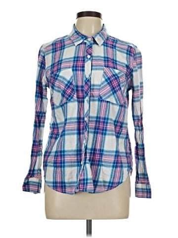 Faded Glory Long Sleeve Button-Down Shirt (view 1)