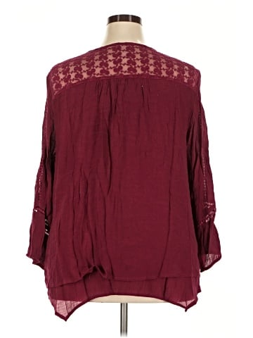 Style&Co 3/4 Sleeve Blouse (view 2)