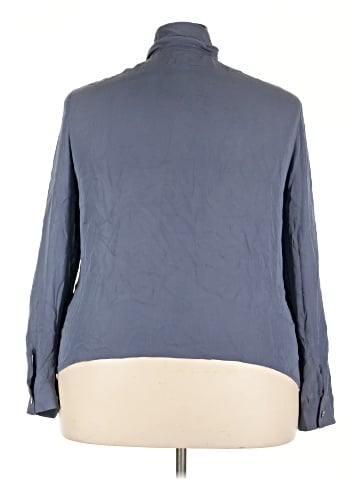 Rena Rowan Long Sleeve Silk Top (view 2)