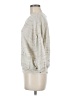 Democracy 100% Cotton Metallic Silver Pullover Sweater Size M - photo 5