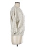 Democracy 100% Cotton Metallic Silver Pullover Sweater Size M - photo 4