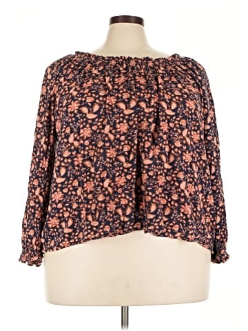 Caslon 3/4 Sleeve Blouse (view 1)
