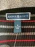 Karen Scott 100% Cotton Stripes Gray Pullover Sweater Size M - photo 7