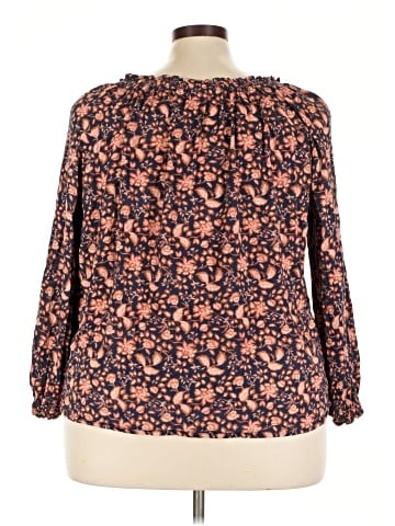 Caslon 3/4 Sleeve Blouse (view 2)