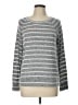Mix by 41 Hawthorn Stripes Gray Pullover Sweater Size L - photo 1