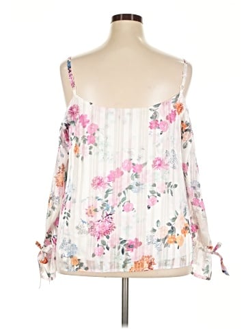 Express Design Studio Long Sleeve Blouse (view 2)