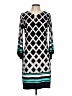 En Focus Studio Argyle Teal Casual Dress Size 10 - photo 1